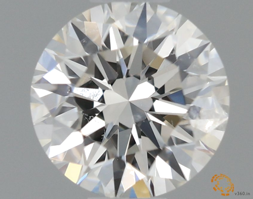 0.5 carat H-SI1 Excellent cut Natūralus Round Deimantas (1)