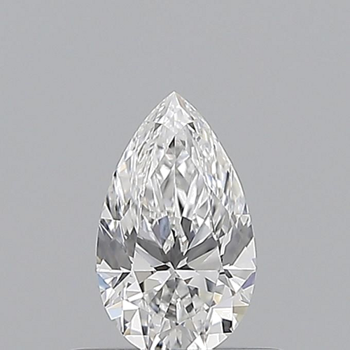 0.51 carat E-VVS2 Natūralus Pear Deimantas (1)