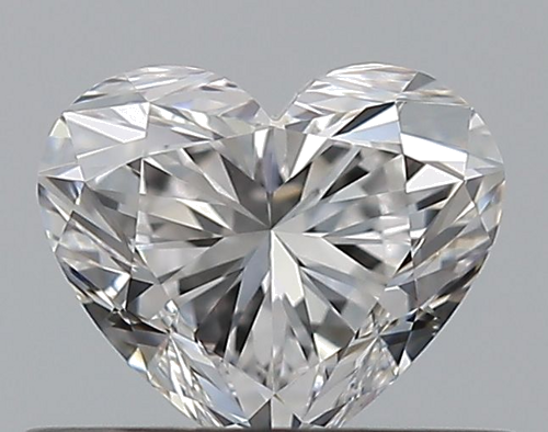 0.51 carat E-VVS1 Natūralus Heart Deimantas (1)