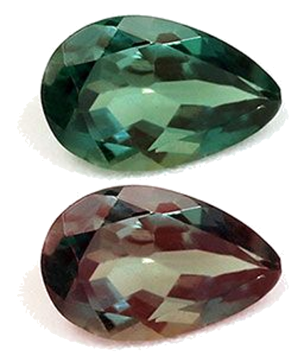 0.21 carat GREEN Pear Alexandrite (1)