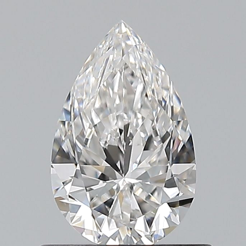 0.7 carat E-VVS2 Natūralus Pear Deimantas (1)