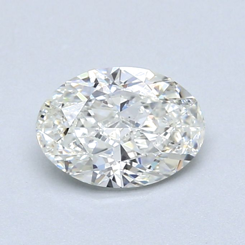 1.01 carat H-SI1 Natūralus Oval Deimantas (1)
