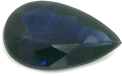 0.56 carat BLUE Pear Safyras (1)