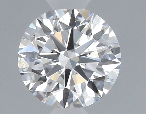 0.58 carat D-SI1 Excellent cut Natūralus Round Deimantas (1)