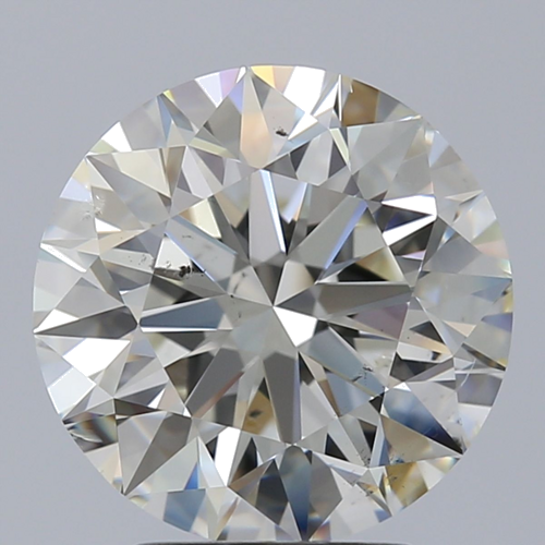 3.01 carat J-SI1 Excellent cut Natūralus Round Deimantas (1)