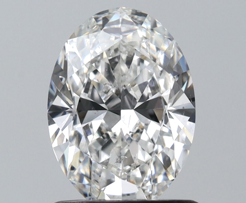 1.0 carat F-SI1 Natūralus Oval Deimantas (1)