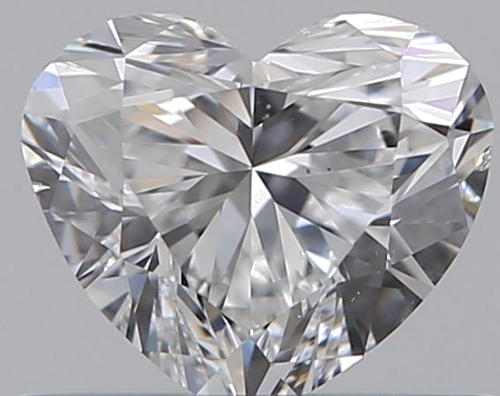 0.49 carat D-VS2 Natūralus Heart Deimantas (1)