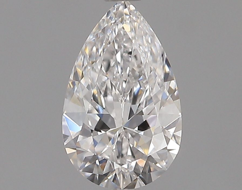 0.63 carat D-VVS1 Natūralus Pear Deimantas (1)