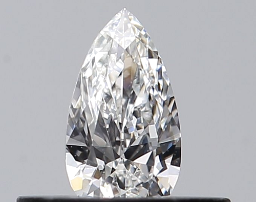 0.25 carat F-VVS2 Natūralus Pear Deimantas (1)