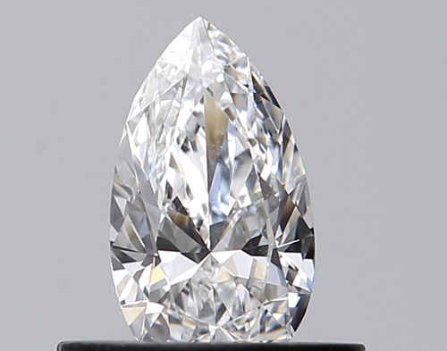 0.42 carat D-VVS2 Natūralus Pear Deimantas (1)