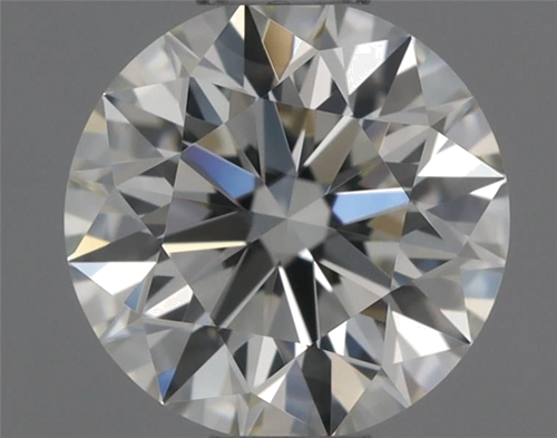 0.53 carat J-VVS1 Very Good cut Natūralus Round Deimantas (1)