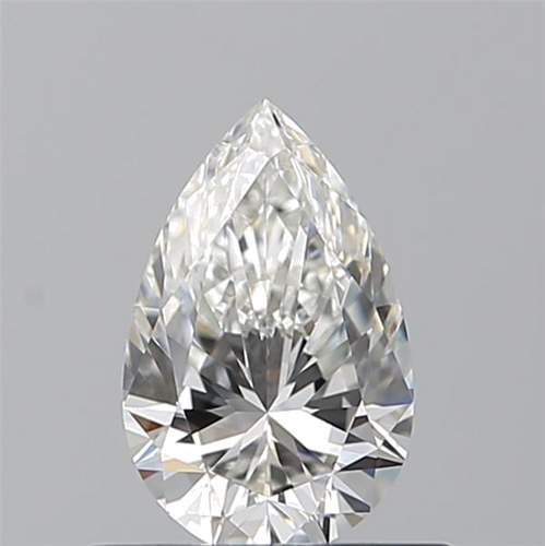 0.52 carat G-VVS2 Natūralus Pear Deimantas (1)
