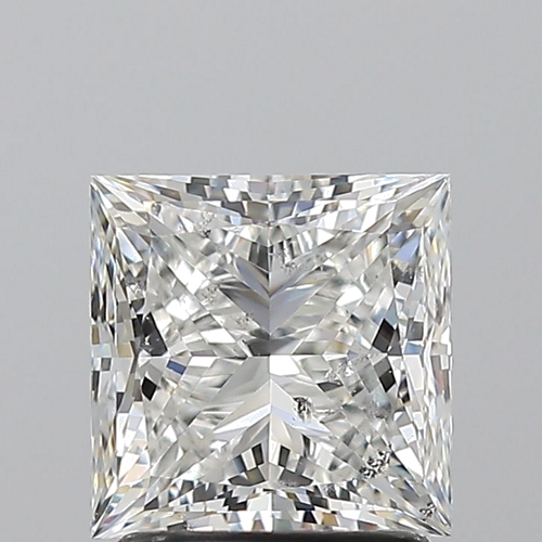 2.01 carat H-SI2 Natūralus Princess Deimantas (1)
