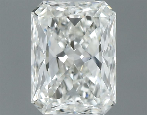 0.44 carat H-VVS2 Natūralus Radiant Deimantas (1)