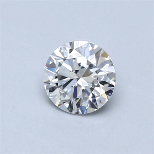 0.44 carat F-VVS2 Excellent cut Natūralus Round Deimantas (1)