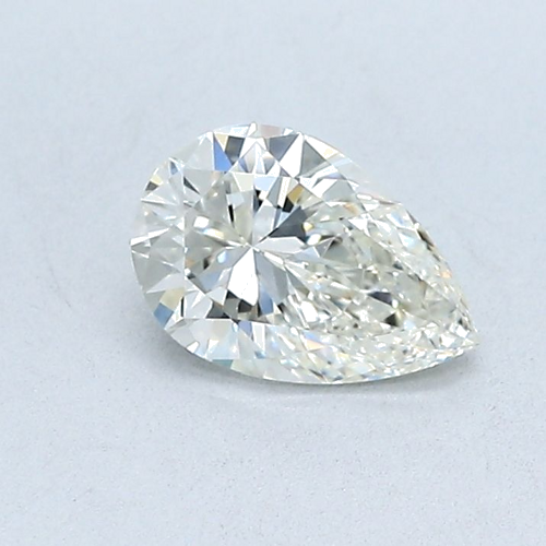 0.6 carat K-VVS2 Natūralus Pear Deimantas (1)