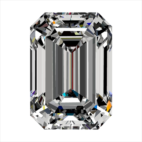 0.3 carat D-VS2 Natūralus Emerald Deimantas (1)