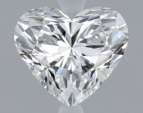 0.6 carat D-VS2 Natūralus Heart Deimantas (1)