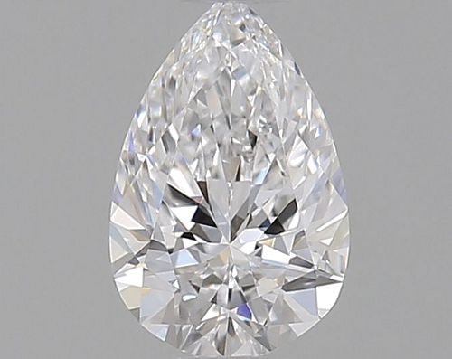 0.3 carat D-VVS2 Natūralus Pear Deimantas (1)