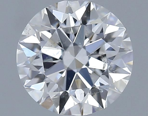 0.53 carat F-SI2 Excellent cut Natūralus Round Deimantas (1)