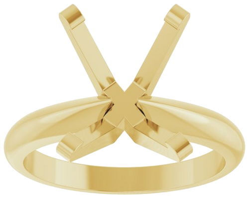 Sužadėtuvių Žiedas „Heavyweight Solitaire“ 14k yellow gold Emerald 10mm x 8mm (3)