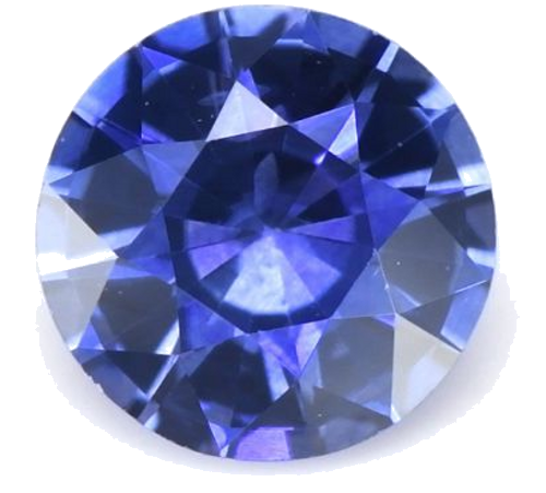 0.54 carat BLUE Round Safyras (1)