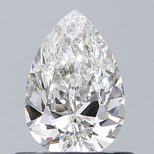 0.5 carat G-SI2 Natūralus Pear Deimantas (1)