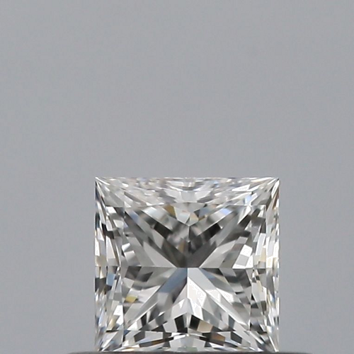 0.35 carat F-VVS1 Natūralus Princess Deimantas (1)