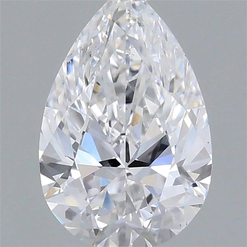 0.68 carat D-SI1 Natūralus Pear Deimantas (1)