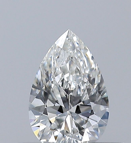 0.3 carat G-VS1 Natūralus Pear Deimantas (1)