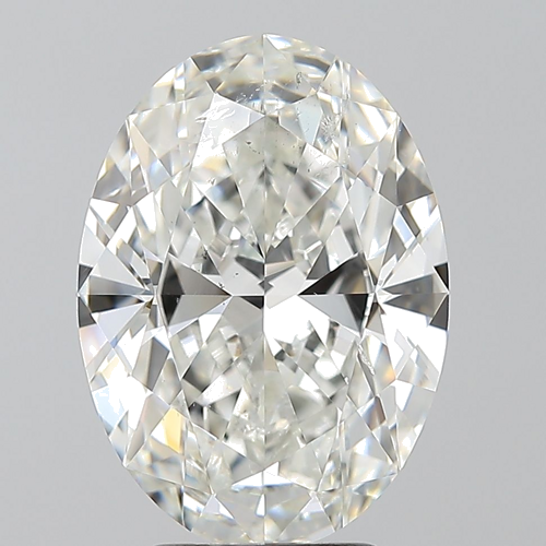 4.01 carat H-SI2 Natūralus Oval Deimantas (1)