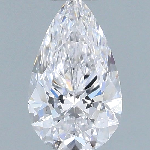 0.33 carat D-VS2 Natūralus Pear Deimantas (1)