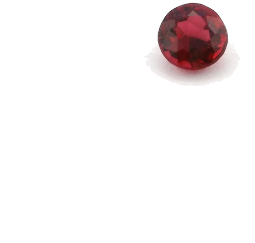 0.37 carat RED Round Spinel (1)