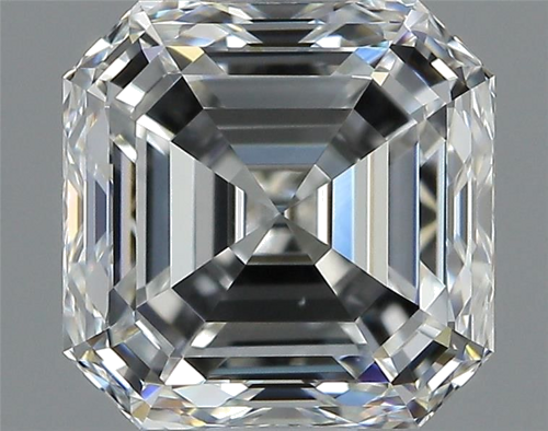 1.3 carat G-VS1 Natūralus Asscher Deimantas (1)