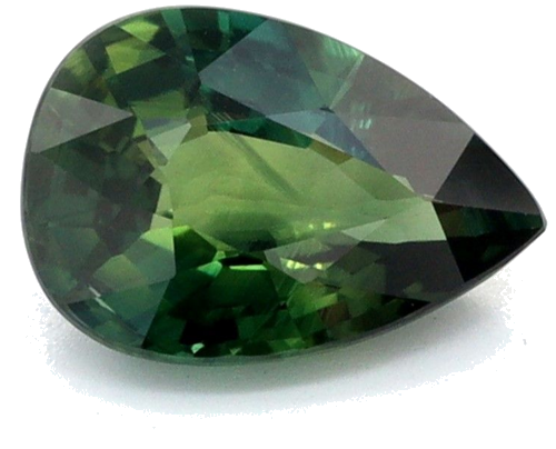 0.77 carat TEAL Pear Safyras (1)