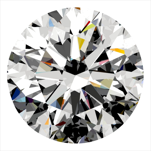 0.3 carat F-VS1 Very Good cut Natūralus Round Deimantas (1)