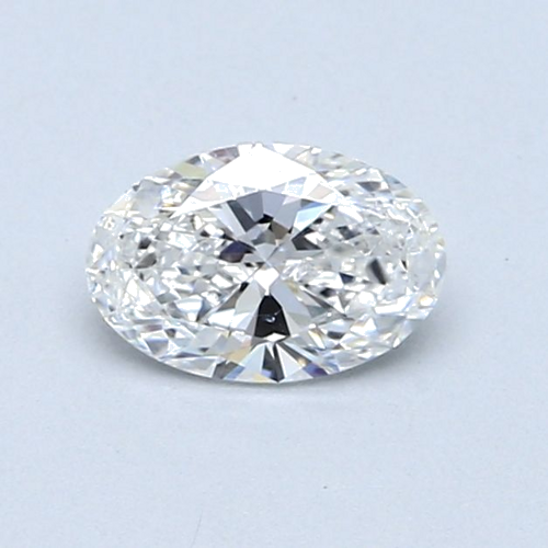 0.6 carat E-SI1 Natūralus Oval Deimantas (1)