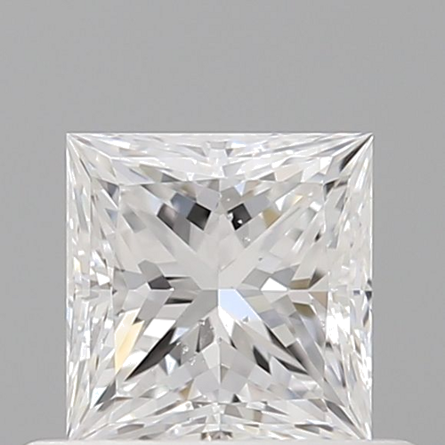 0.5 carat D-SI2 Natūralus Princess Deimantas (1)