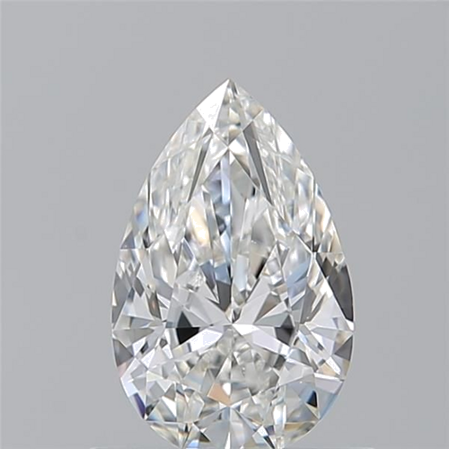 0.74 carat G-VS2 Natūralus Pear Deimantas (1)