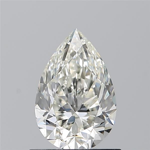 0.9 carat J-VVS2 Natūralus Pear Deimantas (1)