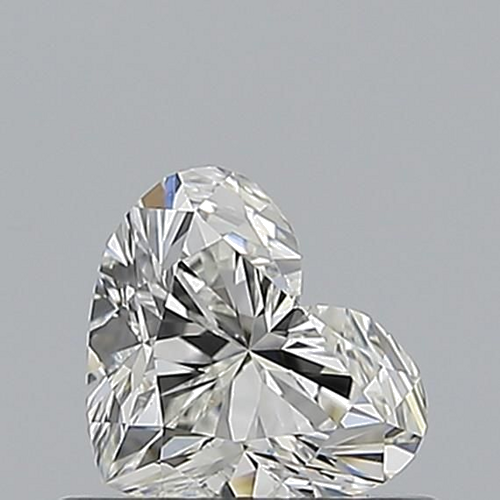 0.59 carat H-IF Natūralus Heart Deimantas (1)