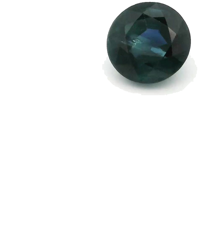 0.57 carat BLUE Round Safyras (1)