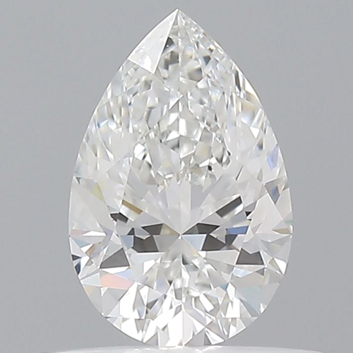 0.52 carat F-VVS1 Natūralus Pear Deimantas (1)