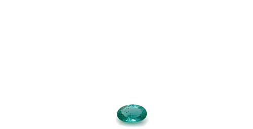 0.39 carat GREEN Oval Smaragdas (1)