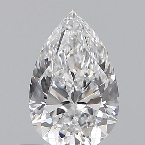 0.5 carat D-VVS1 Natūralus Pear Deimantas (1)