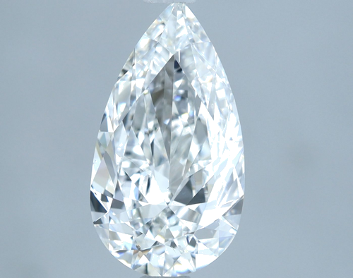 1.5 carat F-SI1 Natūralus Pear Deimantas (1)