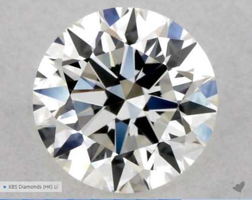 0.31 carat J-VVS2 Excellent cut Natūralus Round Deimantas (1)