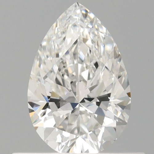 0.52 carat F-VVS1 Natūralus Pear Deimantas (1)