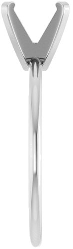 Sužadėtuvių Žiedas „Solitaire“ 14k white gold Round 7.6mm (4)