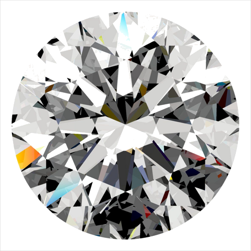 0.51 carat F-VS2 Excellent cut Natūralus Round Deimantas (1)